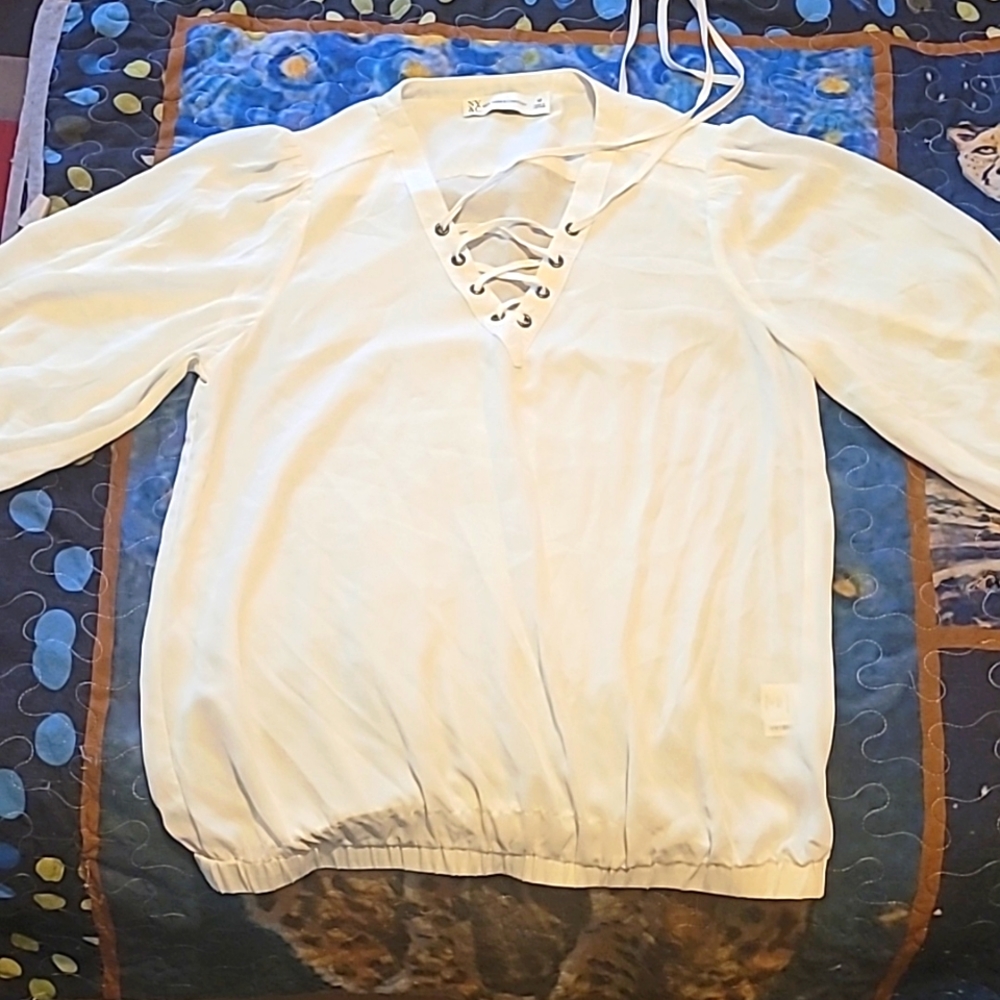 New York and Company tie-up Blouse